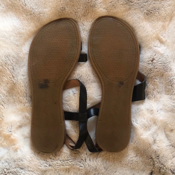 Luck Brand black strappy sandals 8.5 - Picture 2 of 2